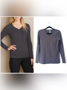 Duluth Trading Co. No-Yank Long Sleeve Henley